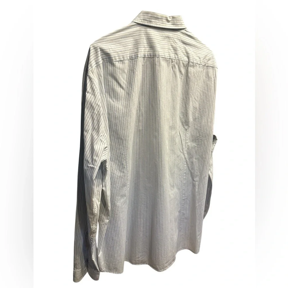 Boss Hugo Boss Men's White Striped Shirt size XL